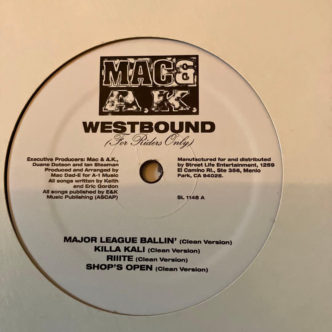 G-RAP Mac & A.K. Westbound レコード