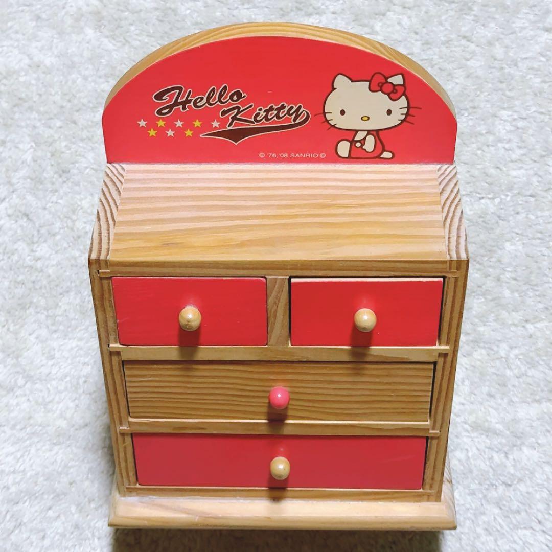 希少 レア ハローキティ ミニ棚 小物入れ レトロ 昭和 当時物 ミニチュア