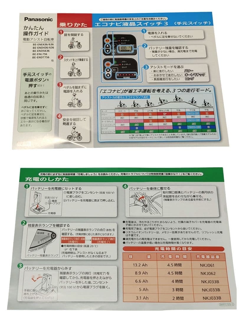 Panasonic　 電動自転車　手渡し限定