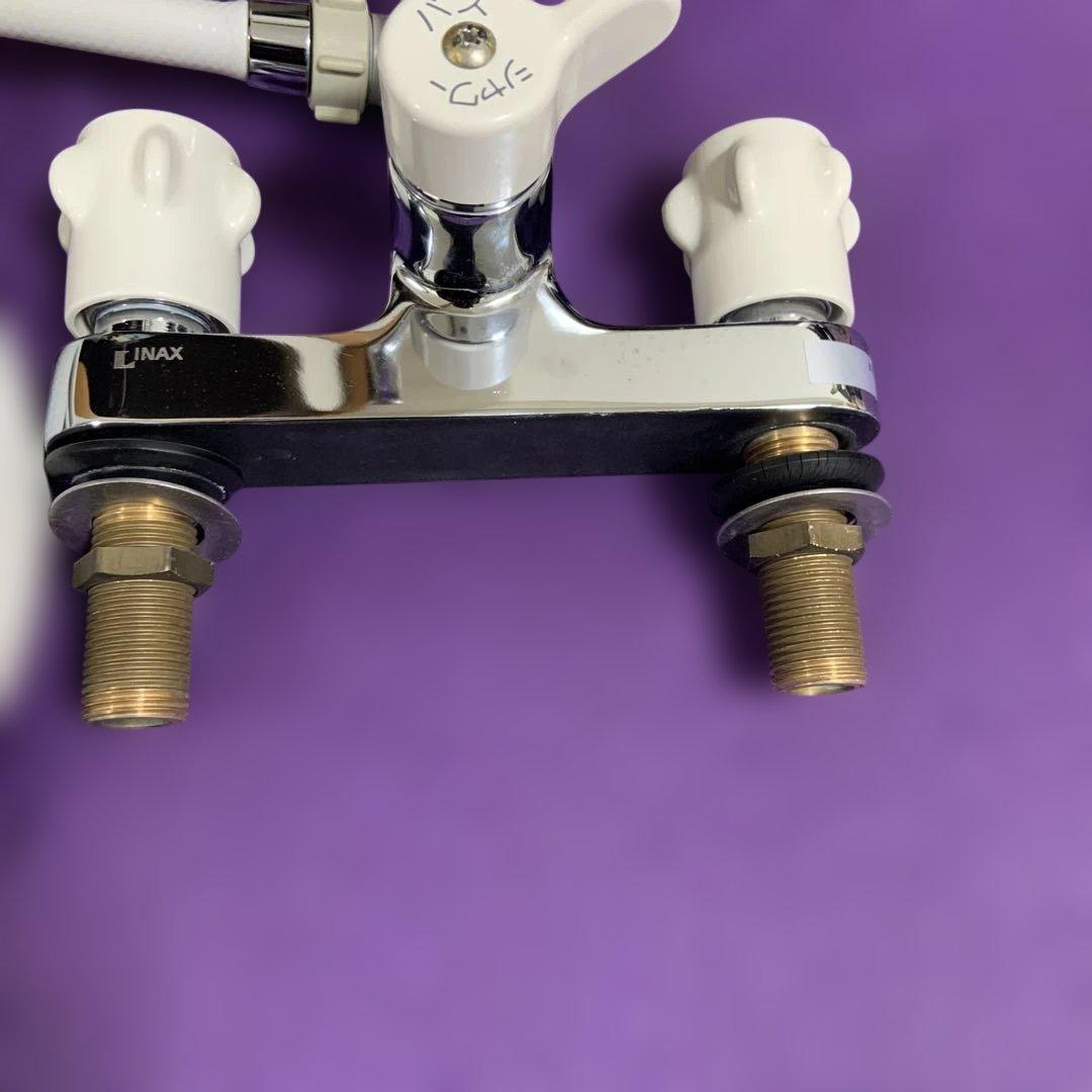 シャワー水栓 LIXIL 2ハンドル 台付