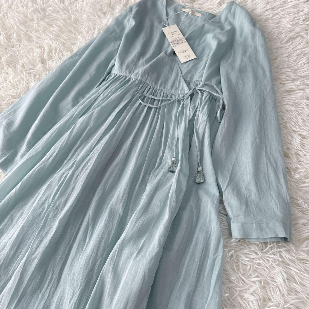 【新品】ne Quittez pas ヌキテパ カシュクールワンピース F