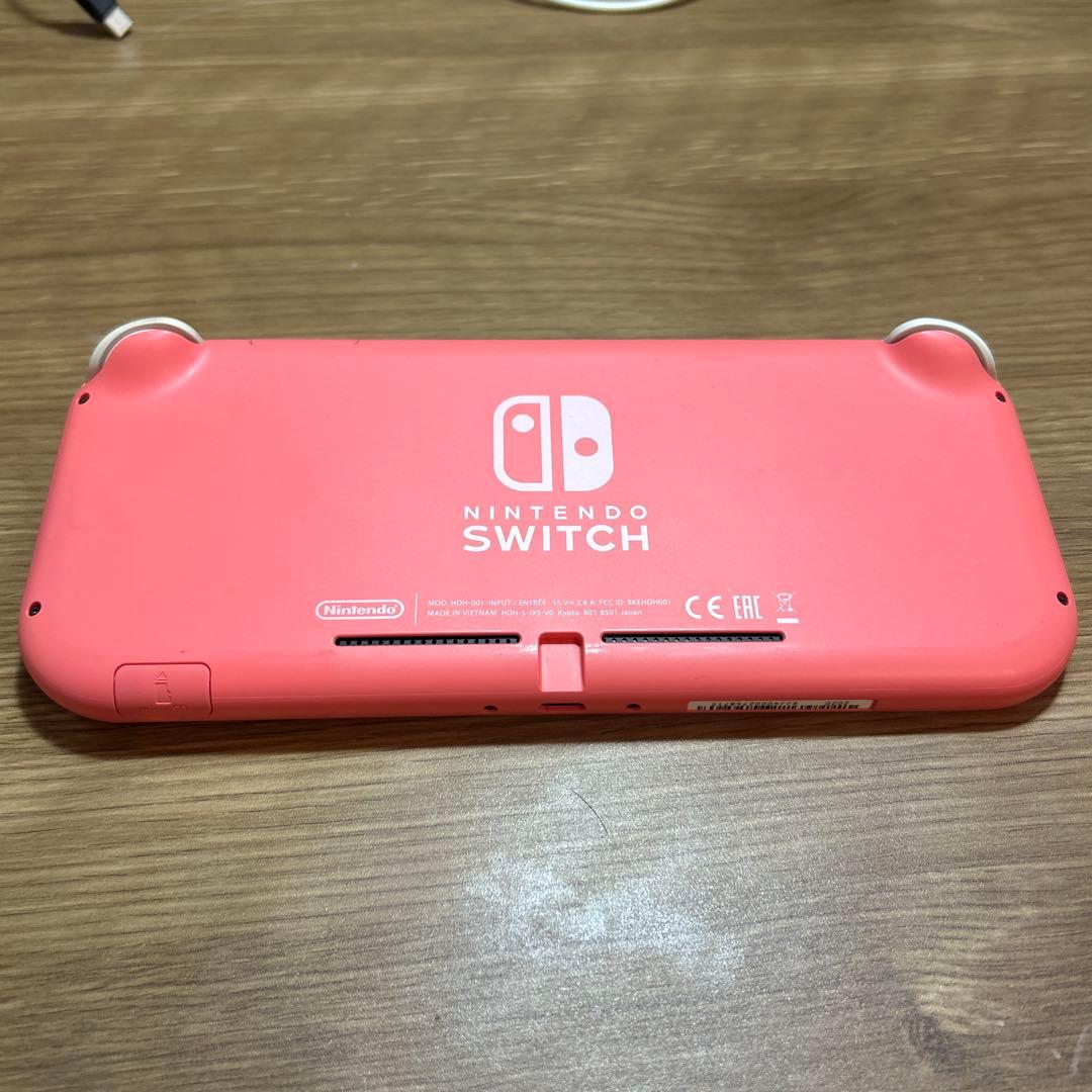 【充電器なし】Nintendo Switch Lite コーラル 動作品