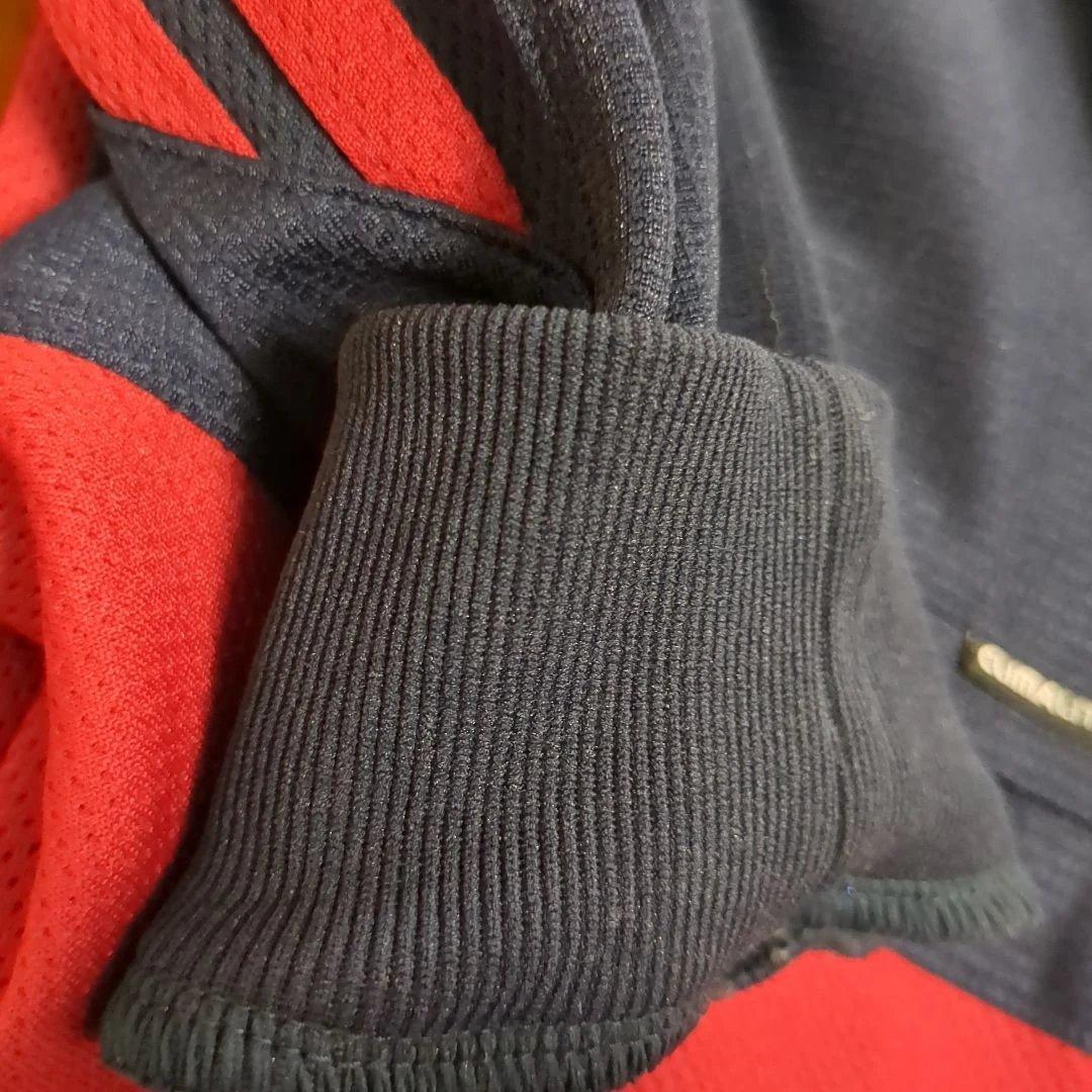 adidas ネイビー/レッド ジャージ/ハーフパンツセット XL 未使用近い！