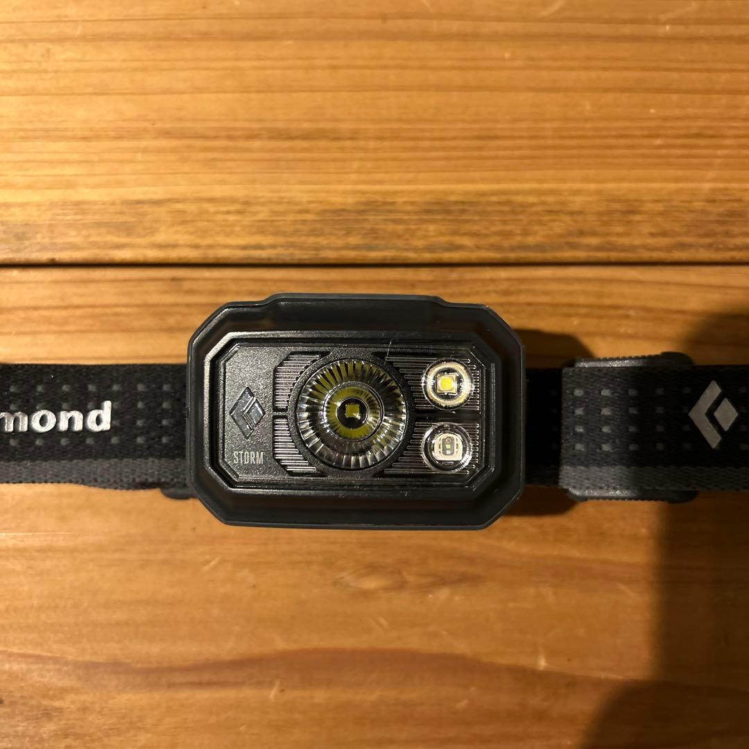 美品　ブラックダイヤモンド　ストーム400 ヘッドライト　STORM 400