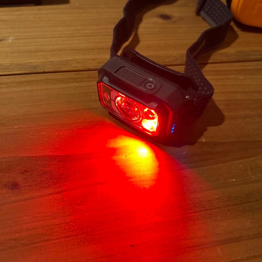 美品　ブラックダイヤモンド　ストーム400 ヘッドライト　STORM 400