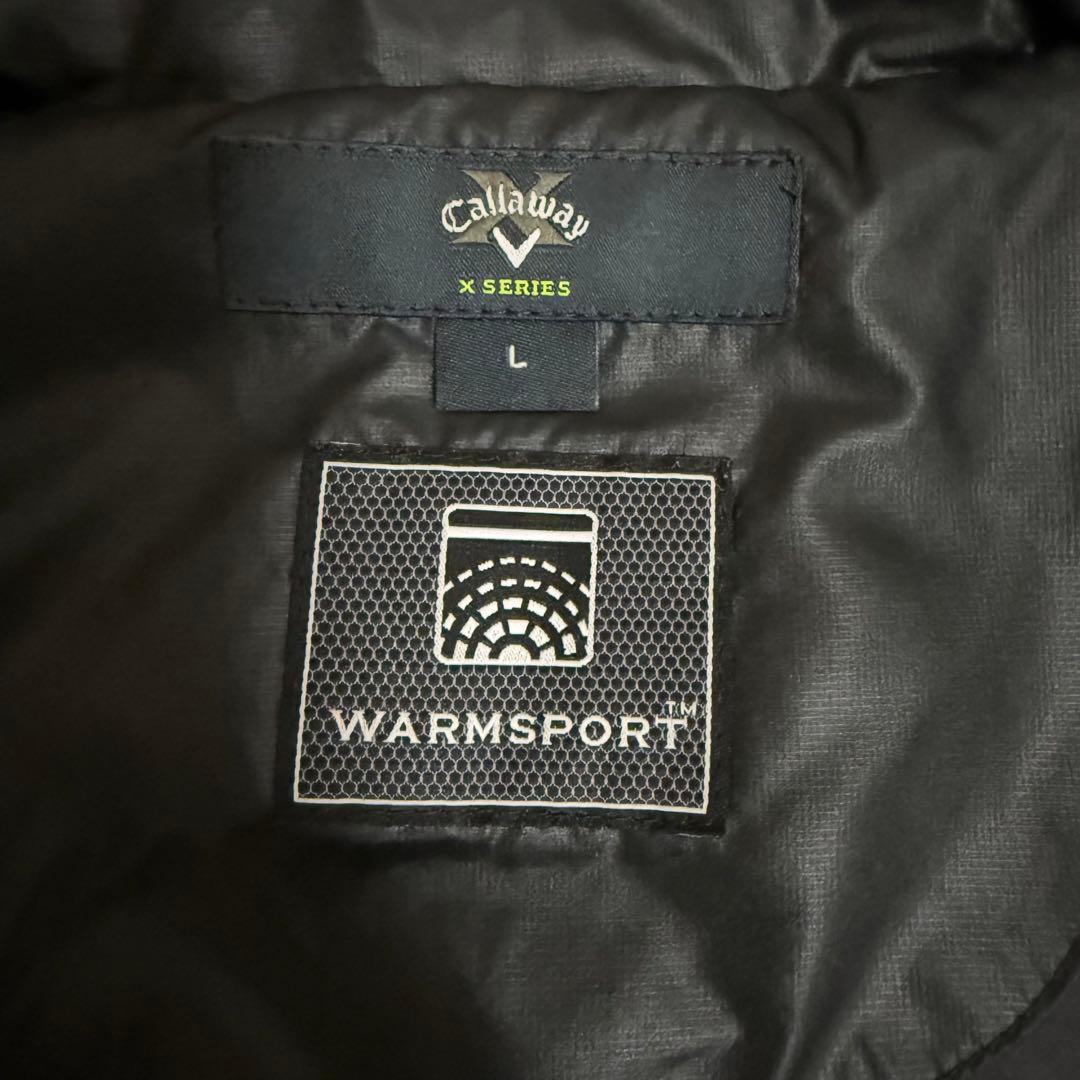 キャロウェイ 2WAY キルティングジャケット Lサイズ ベスト ダブルジップ