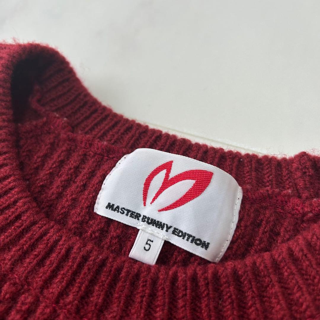 マスターバニー ニットセーター ワッフル 5サイズ ゴルフウェア GOLF