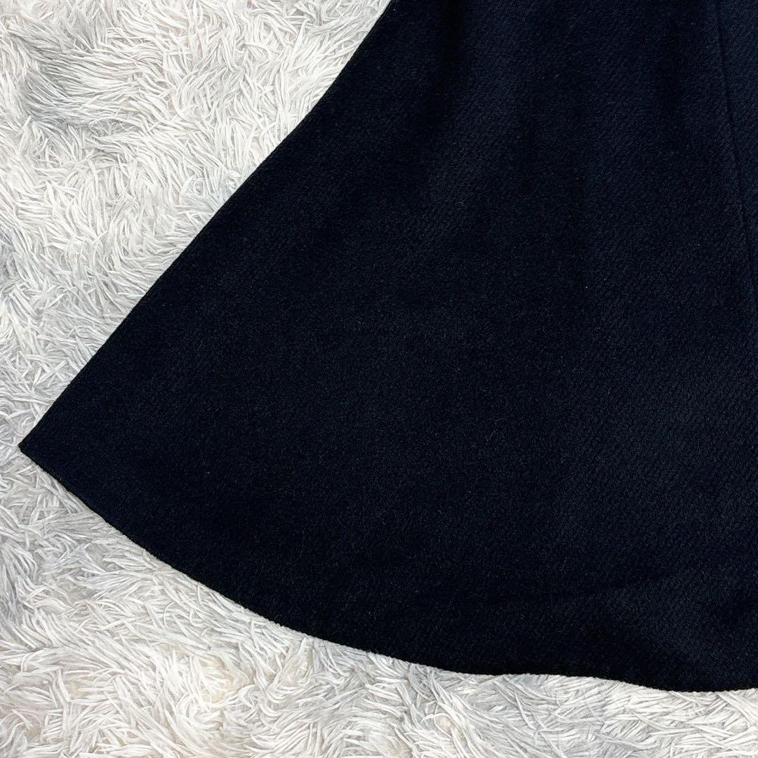 エムプルミエ（S）ポンチョ ウール アンゴラ混 アウター コート 日本製 防寒