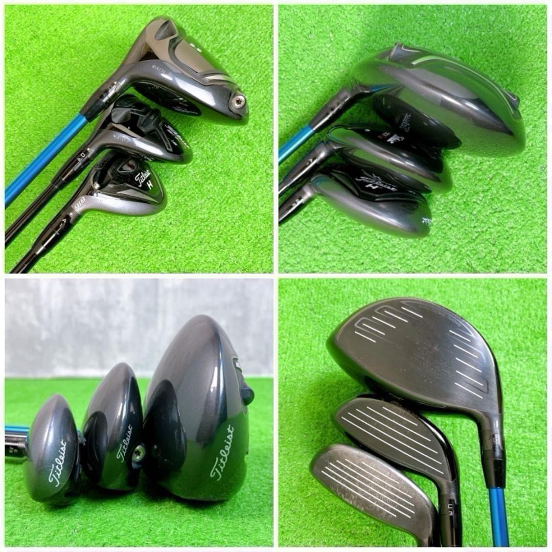 貴重レフティ メンズ　タイトリスト 917 ゴルフクラブセット 左打ち　12本