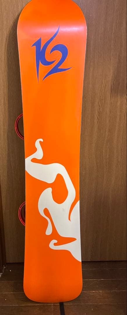 K2 スノーボード 赤 フラワー柄　バートン