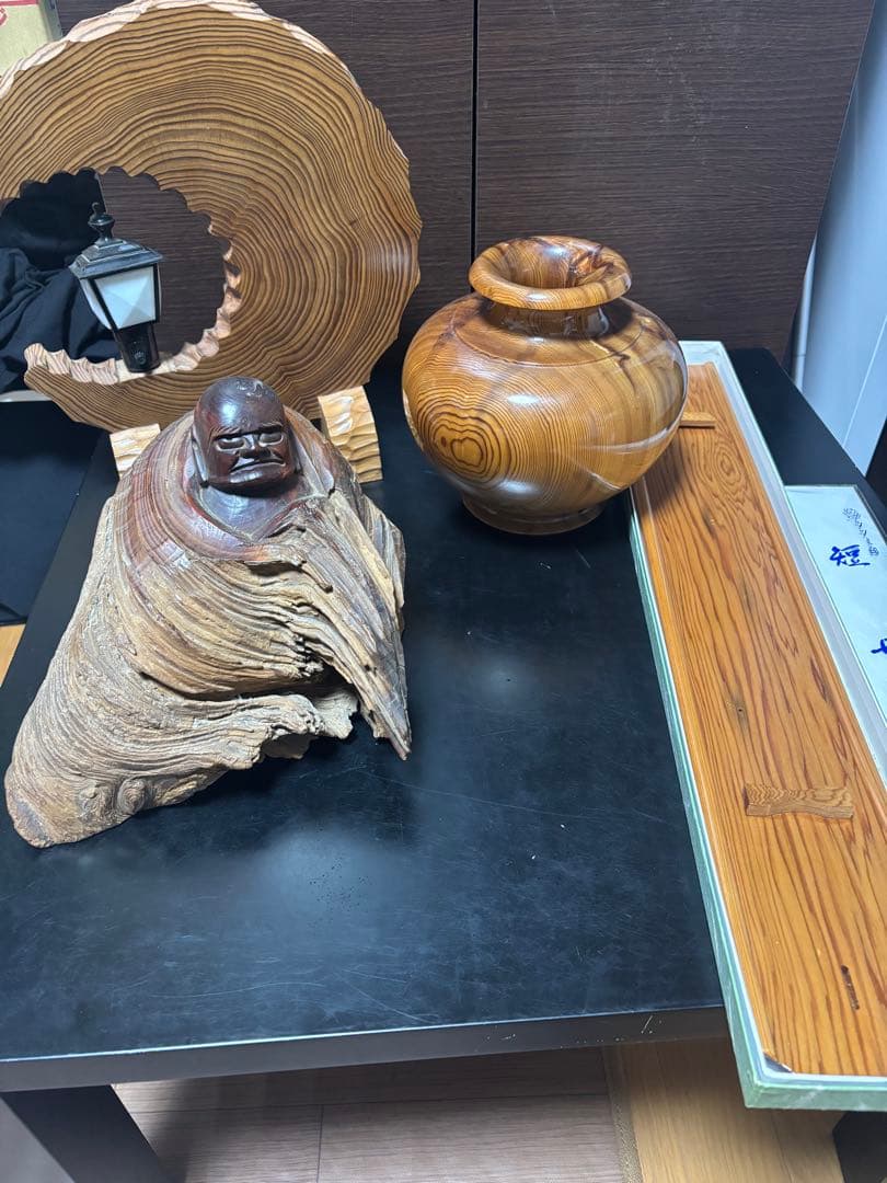 屋久杉などの置物4点セット