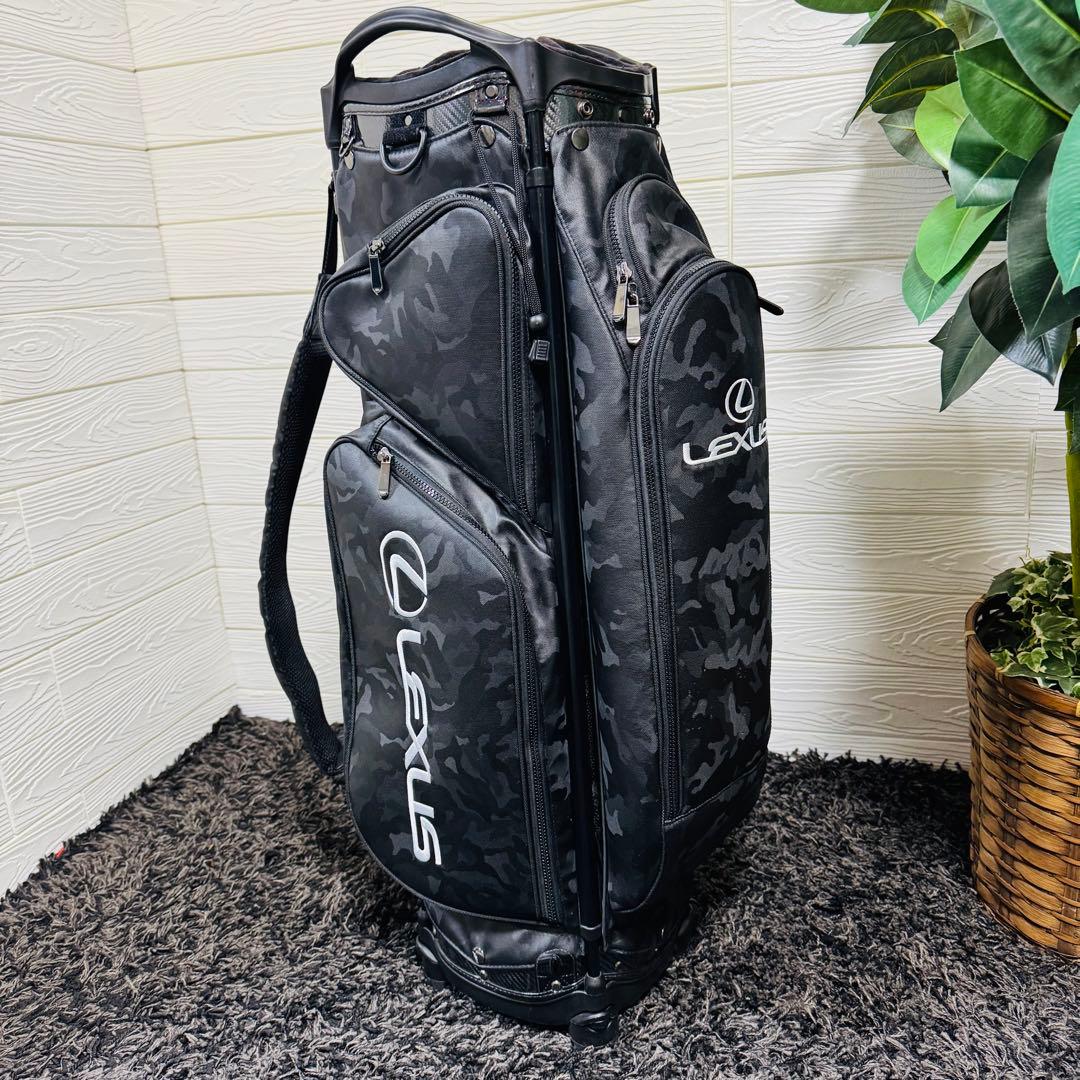 専用 レクサス カモフラ柄　ゴルフ　キャディーバッグ　カート式