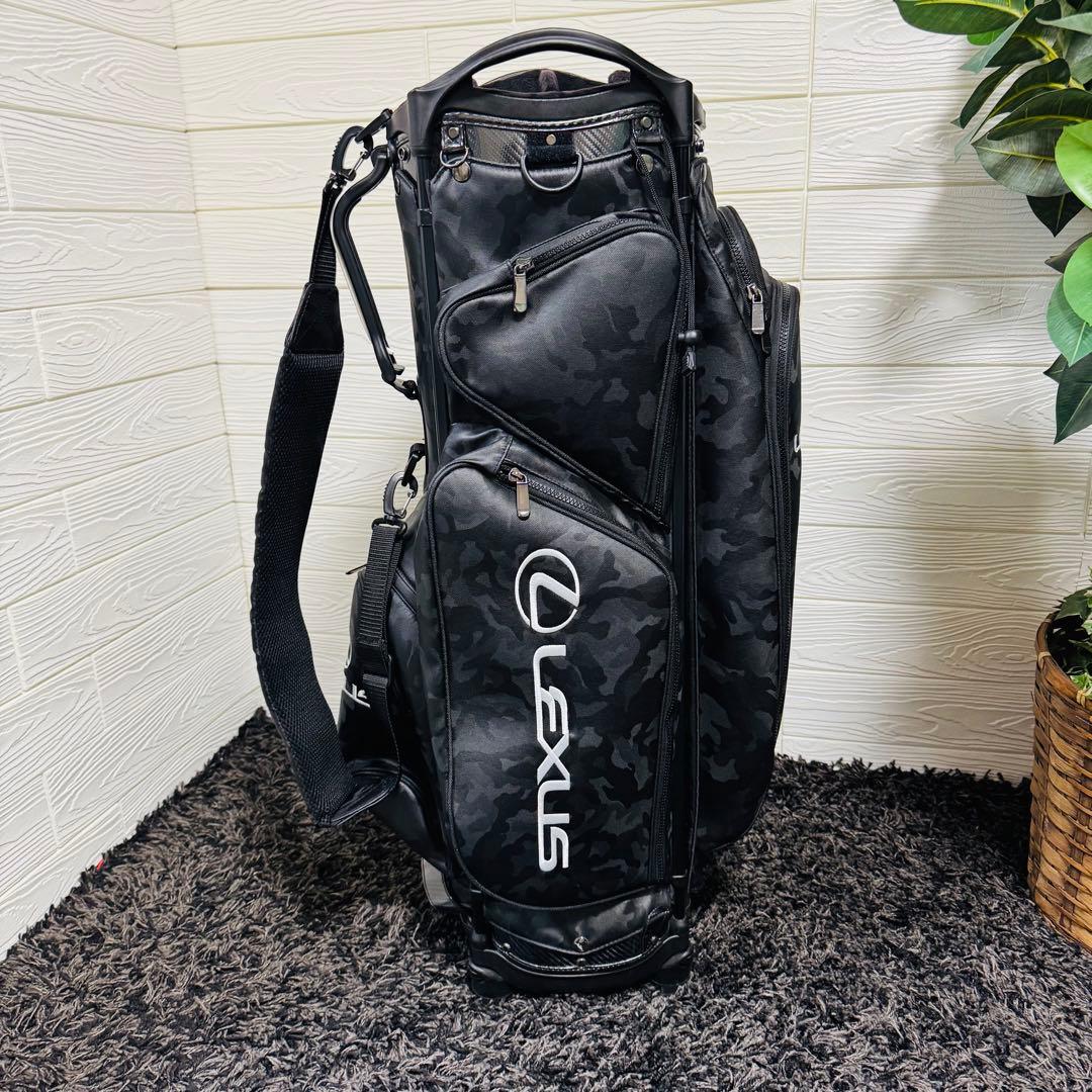 専用 レクサス カモフラ柄　ゴルフ　キャディーバッグ　カート式