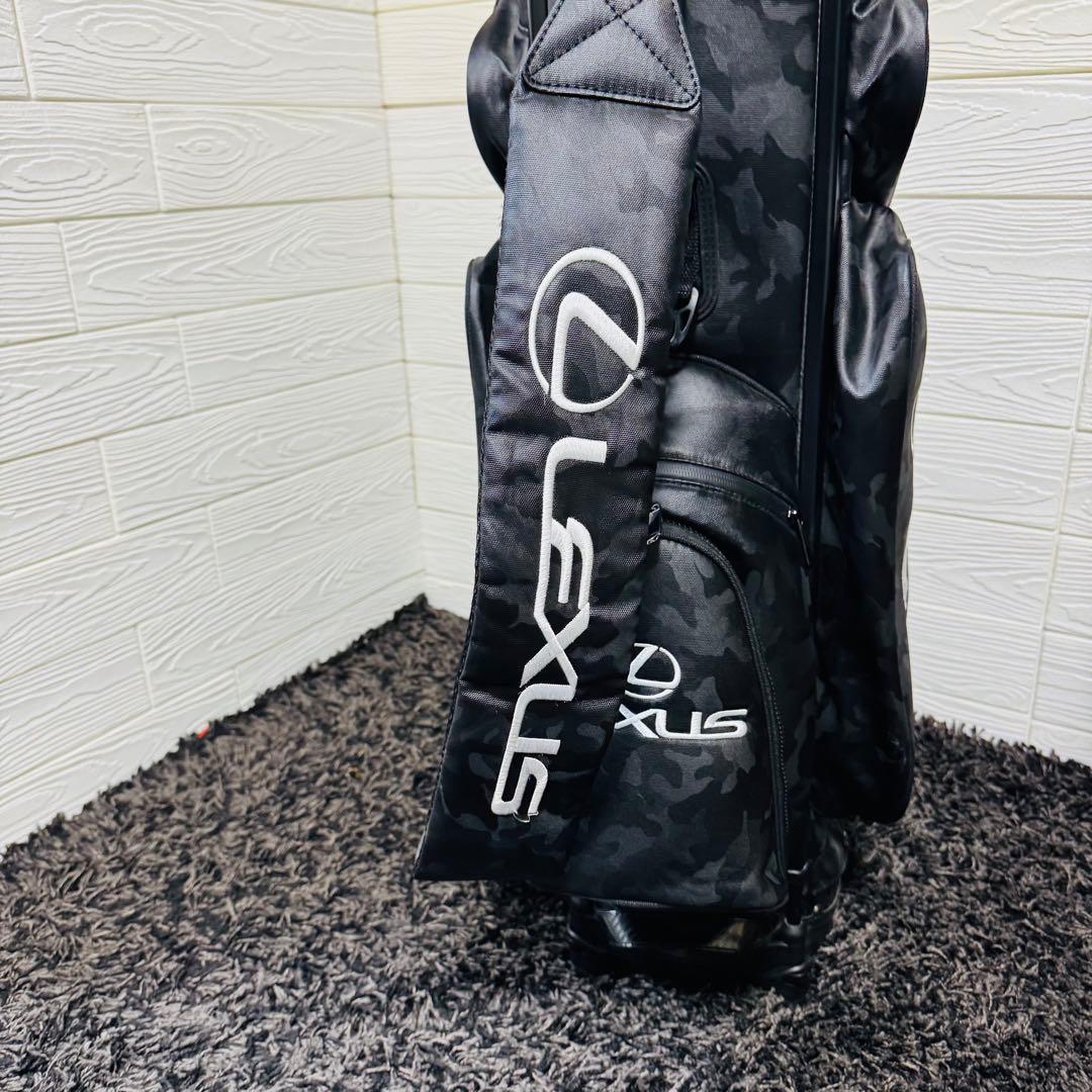 専用 レクサス カモフラ柄　ゴルフ　キャディーバッグ　カート式