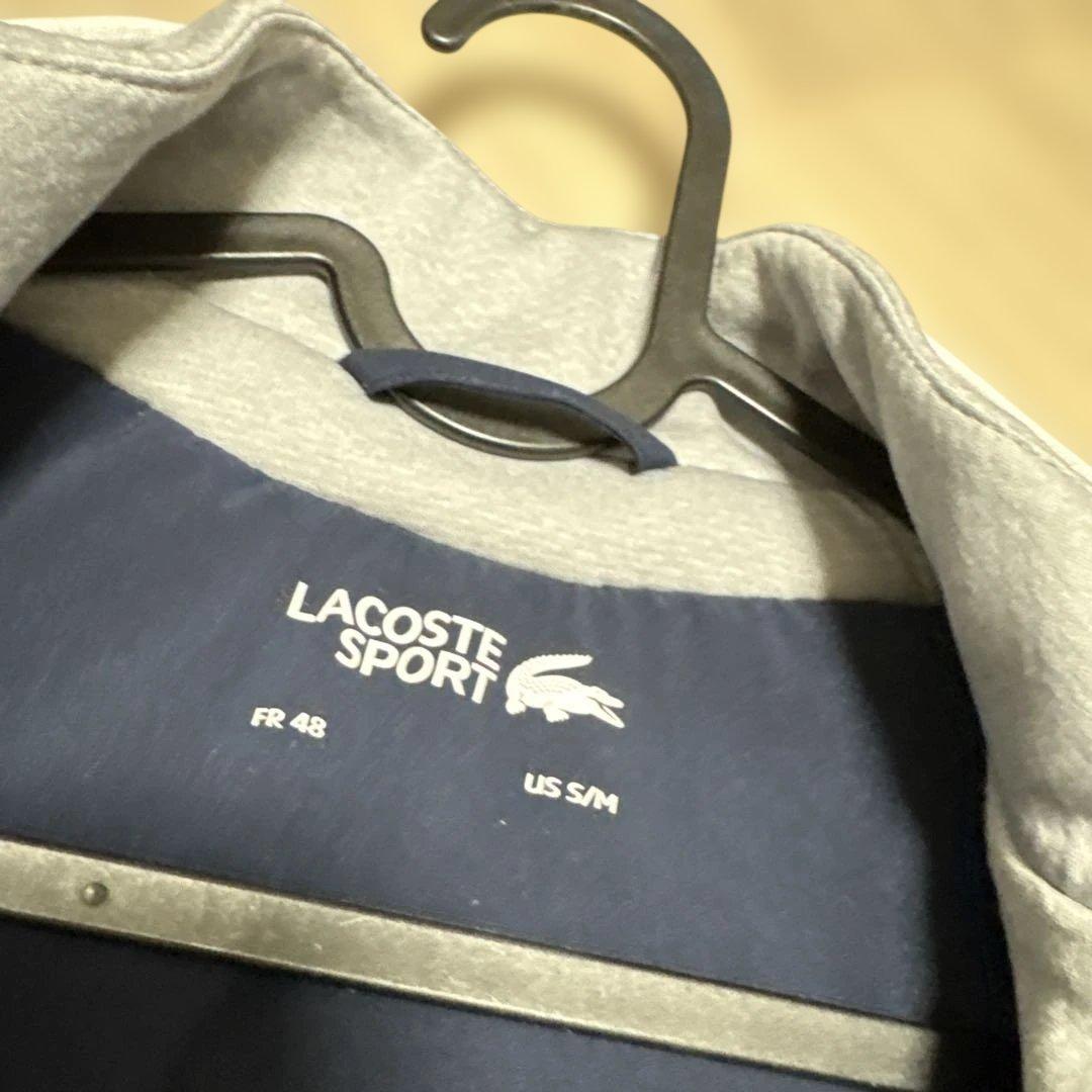 LACOSTE ゴルフ シーズナルズストレッチジップアップジャケット ネイビー