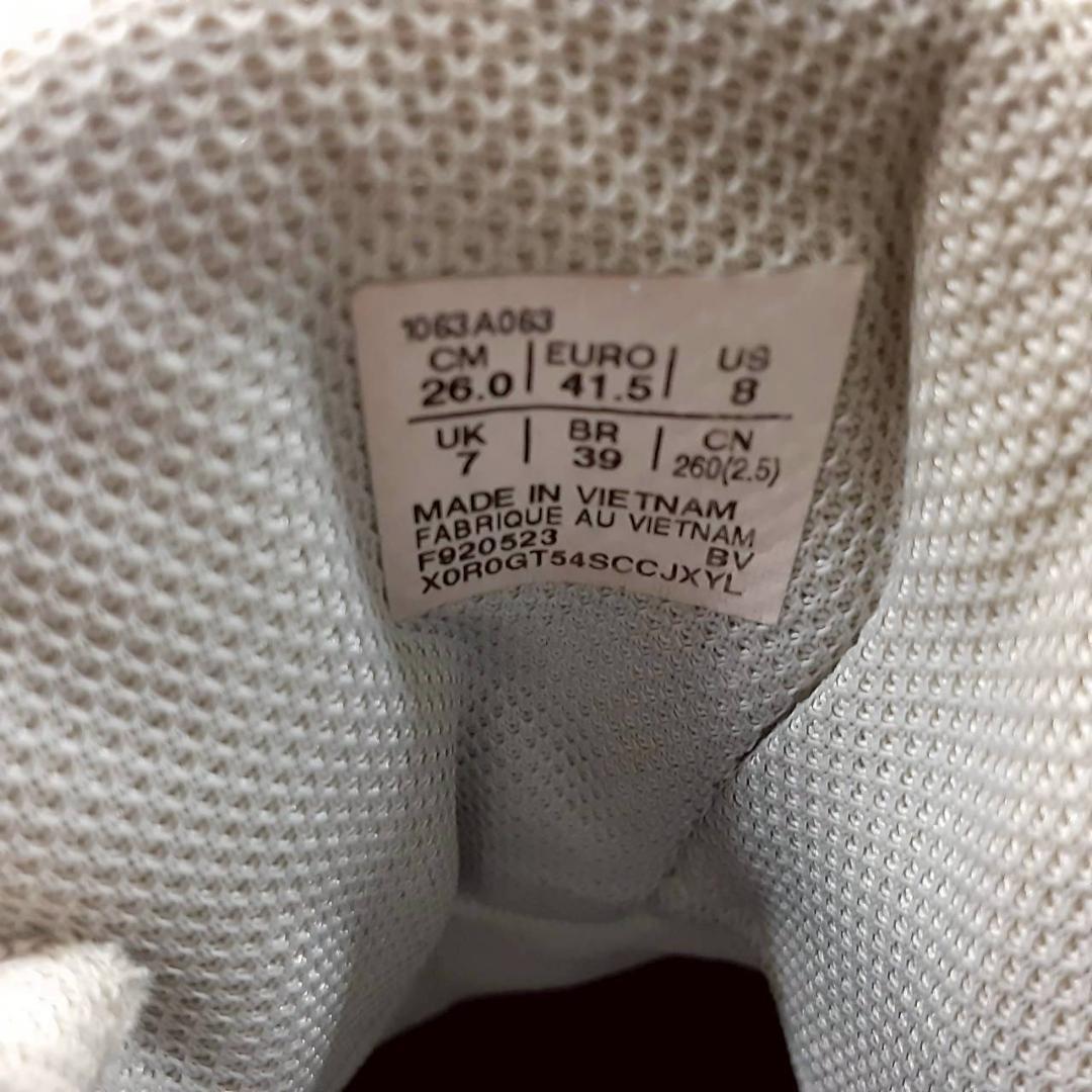 美品26㎝◎asics アシックス GELHOOP V15 ゲルフープV15 白