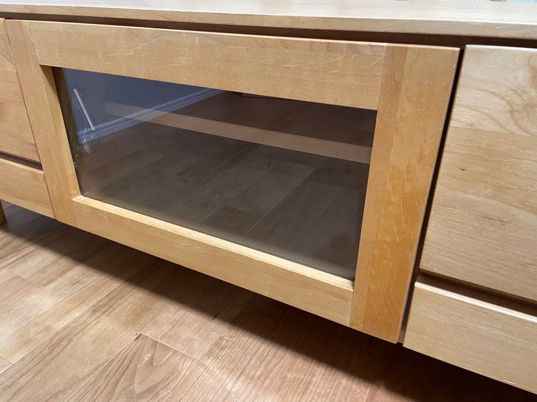高野木工 アルダー材 幅112cm テレビボード テレビ台