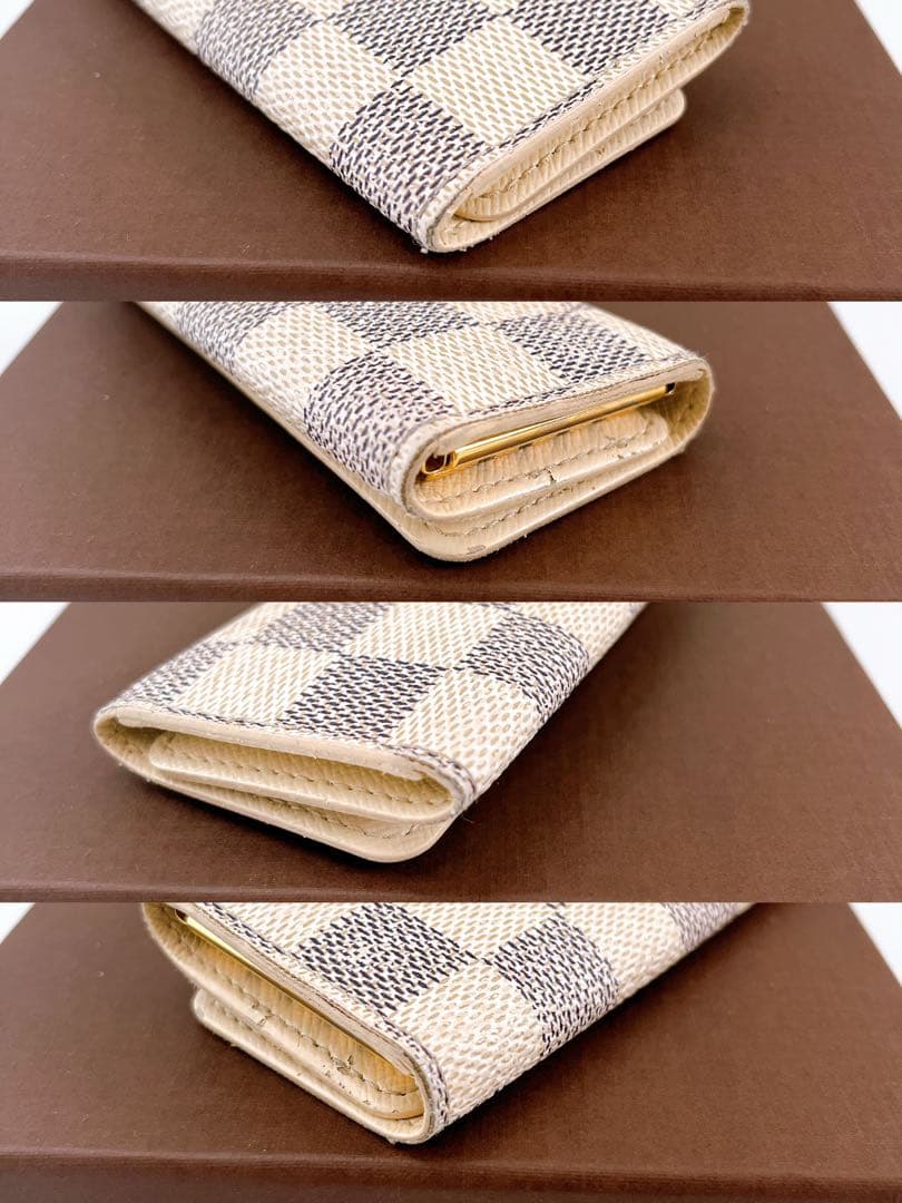 【まるる】付属品あり ルイヴィトン ダミエ アズール ミュルティクレ4