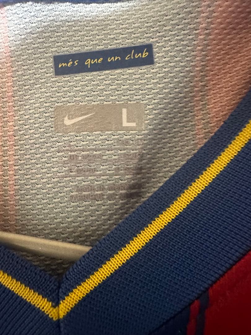 【バルセロナ】バルセロナ 選手支給 ユニフォーム 09/10 長袖Lサイズ