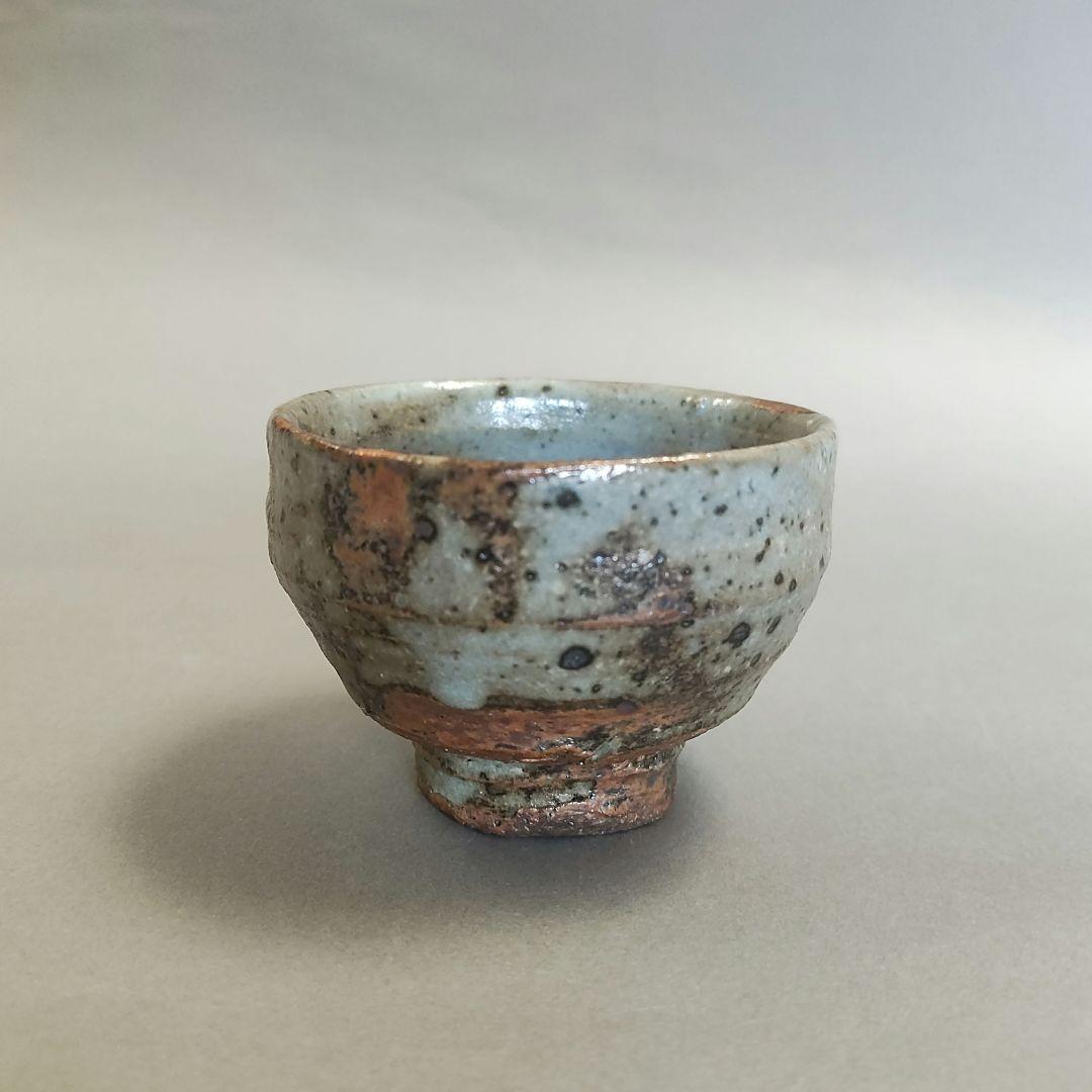 大迫みきお　忍釉湯呑、灰釉ぐい呑　常滑焼　竹内公明　江崎一生