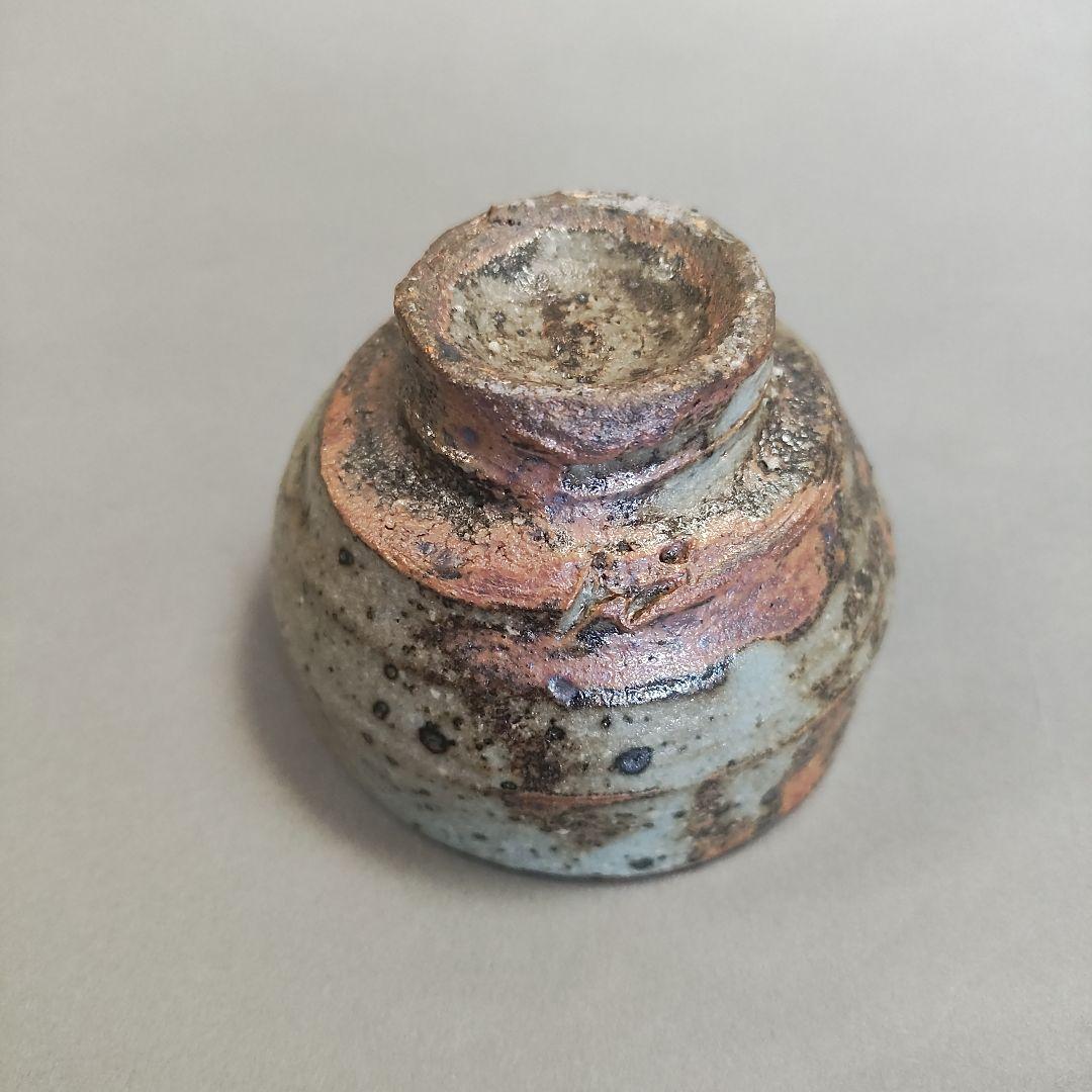 大迫みきお　忍釉湯呑、灰釉ぐい呑　常滑焼　竹内公明　江崎一生