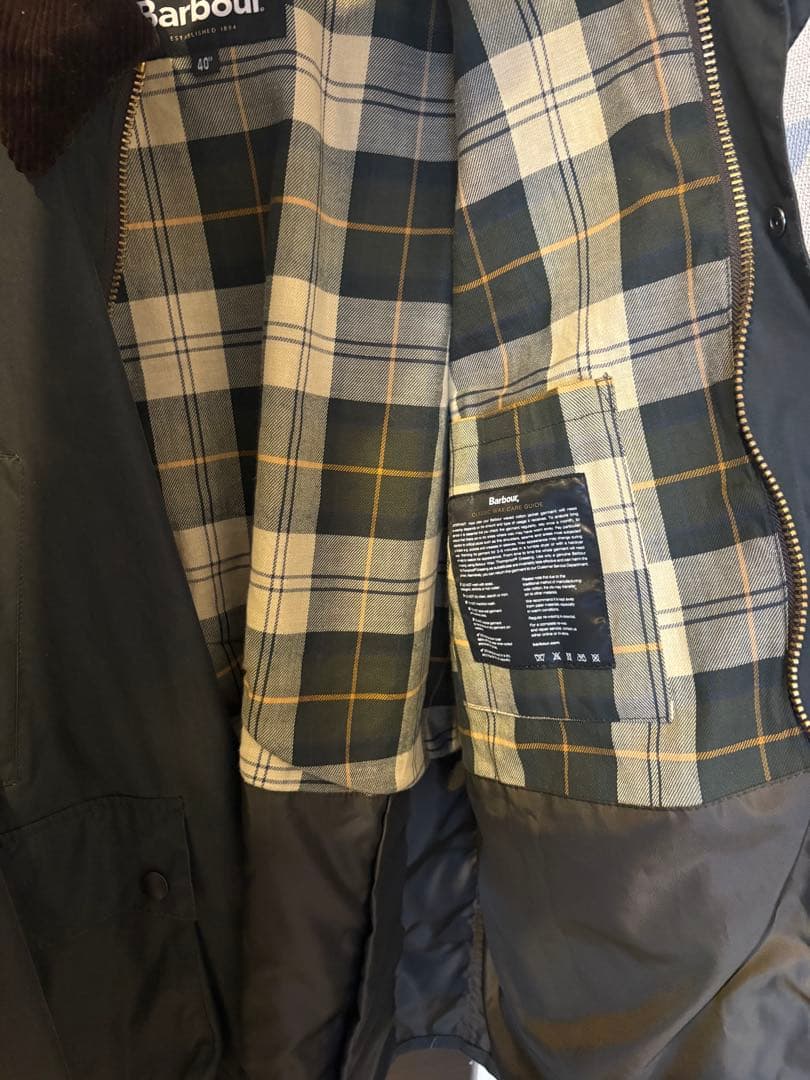 Barbour ダークグリーン ジャケット 40