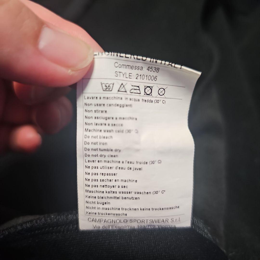 Campagnolo カンパニョーロ　サイクルジャージ ブラック黒