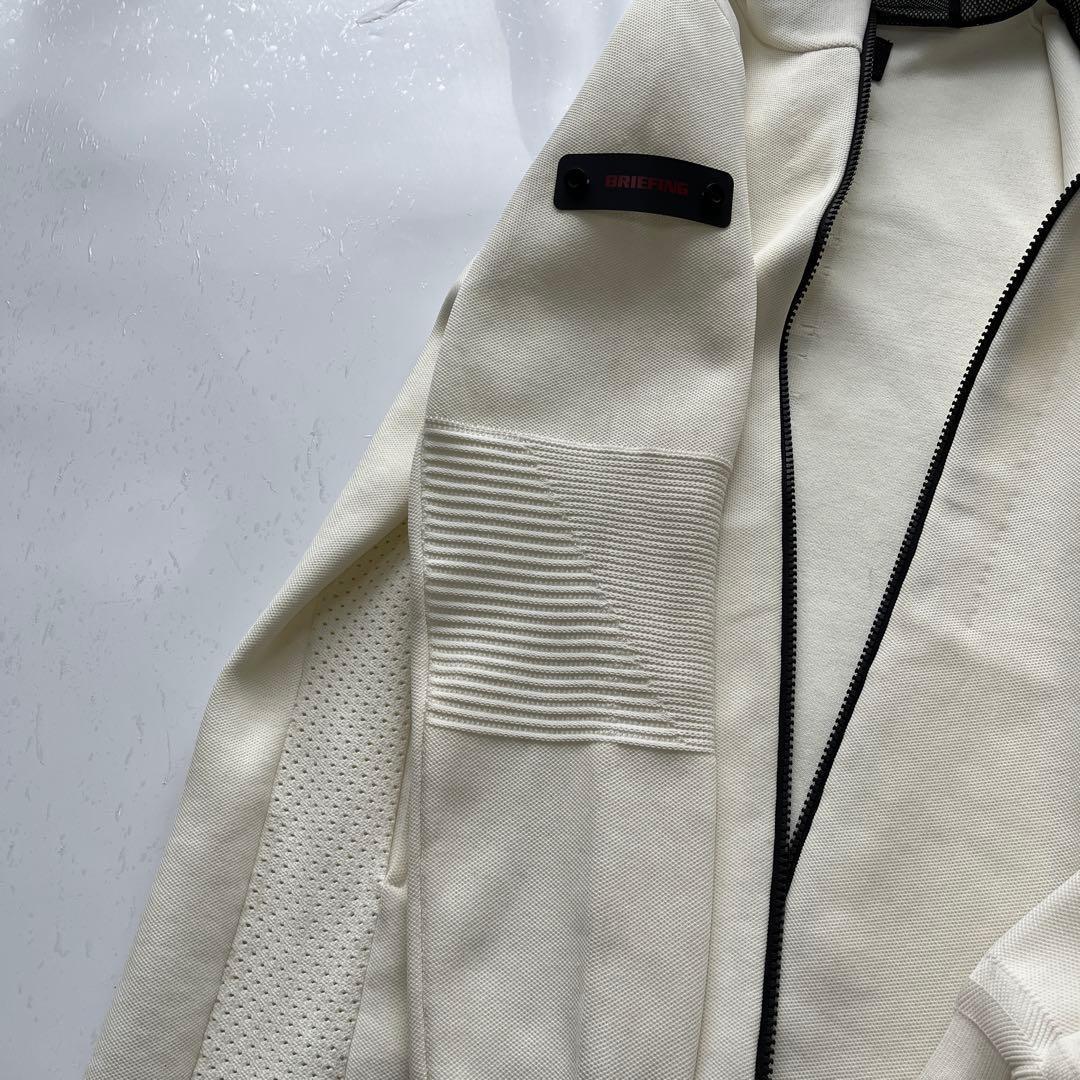 BRIEFING WR ニットパーカー バックロゴ メンズ 23年 ゴルフウェア