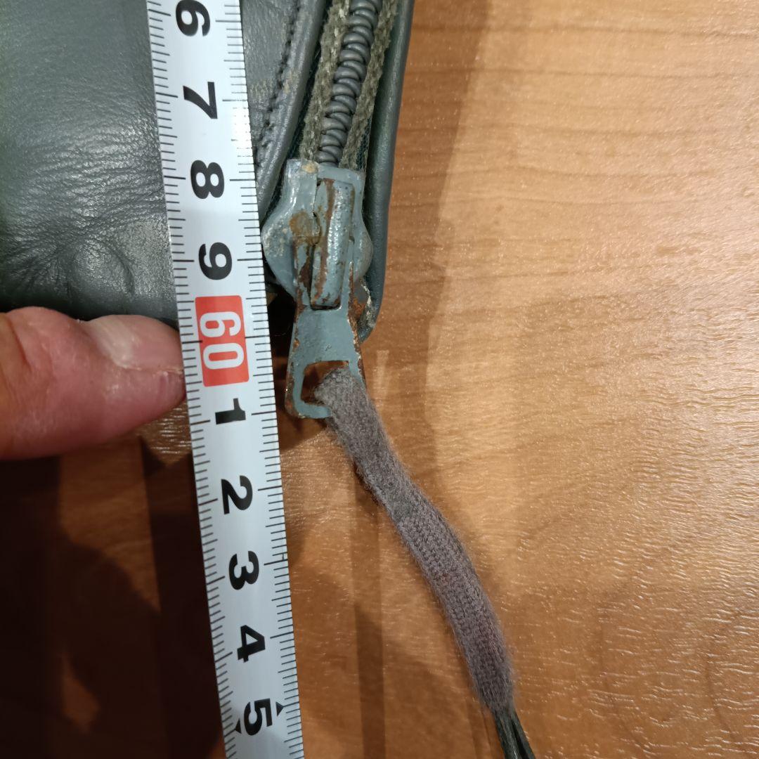 グレー レザージャケット ショート丈　ワイパー　waiper