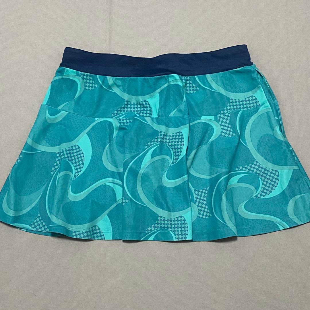 フィラFILA 総柄シャツ&フレアスコート上下セットアップ XL テニスウェア