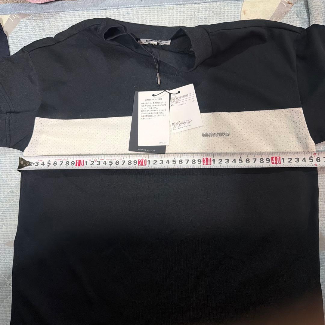 ブリーフィング　WS PANEL MESH MOCK NECK 　Sサイズ