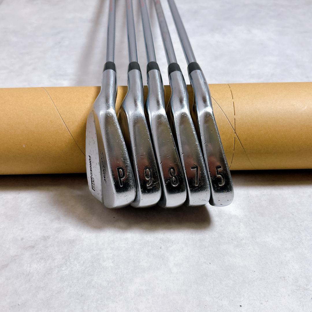 【貴重なレフティ】タイトリスト 712MB アイアン 5,7-９,Ｐ