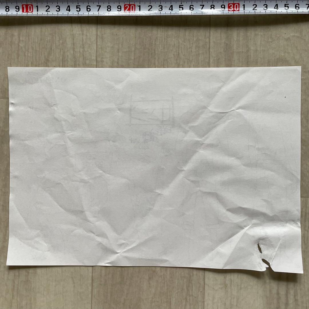 決定稿 1枚 設定資料 サンジ 裸 Ver Sanji ONE PIECE