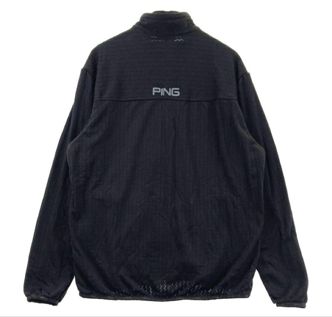 L 新品　PING ツインレイヤードアウター ブルゾン レディース　ブラック