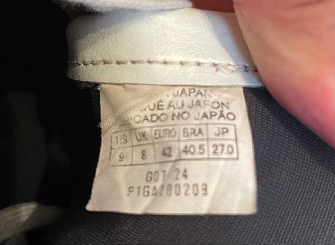 j*i様 MizunoMoreliaサッカーシューズ ホワイト/ブラック(27.