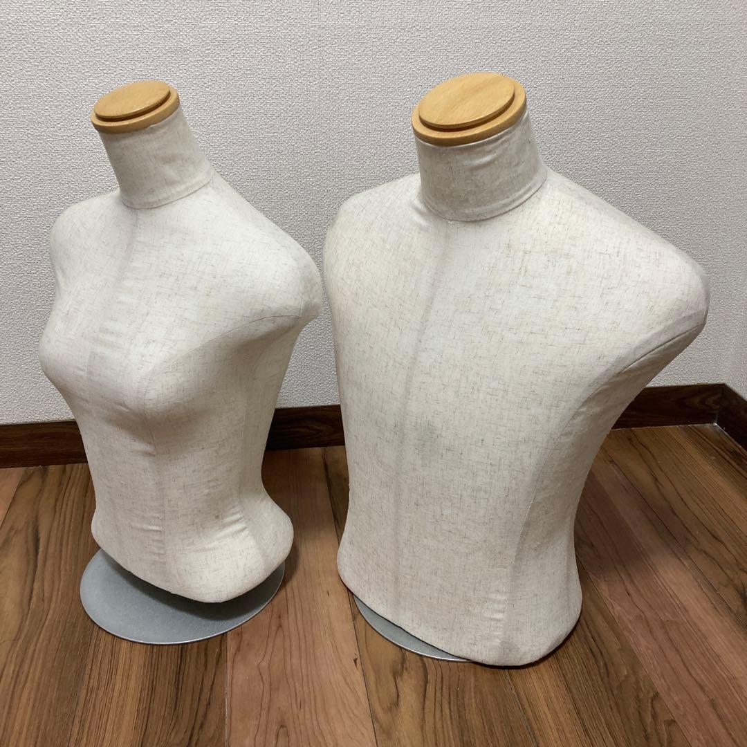 男性のみ　　布製マネキン　トルソー