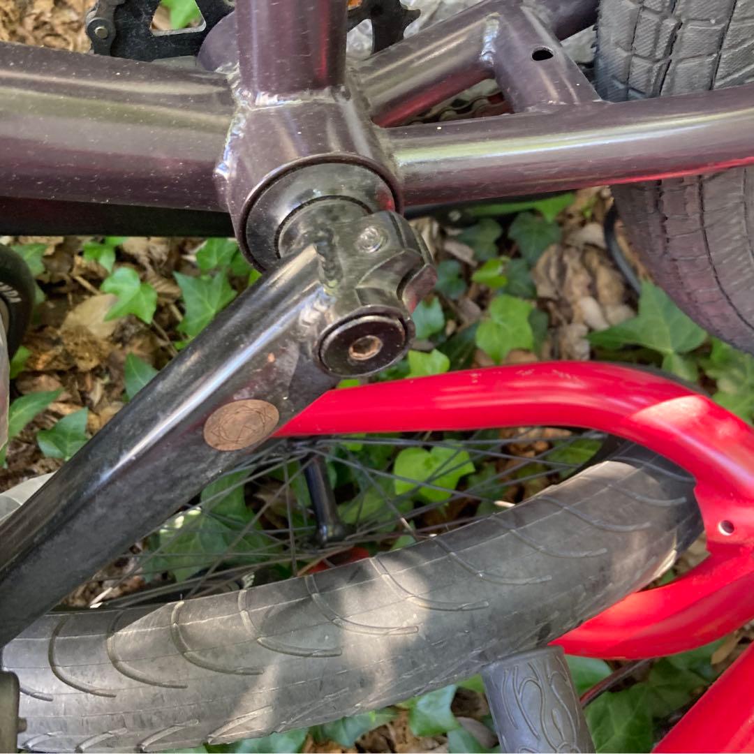 分解配送【926】BMX volume モトクロス パープル 20インチ