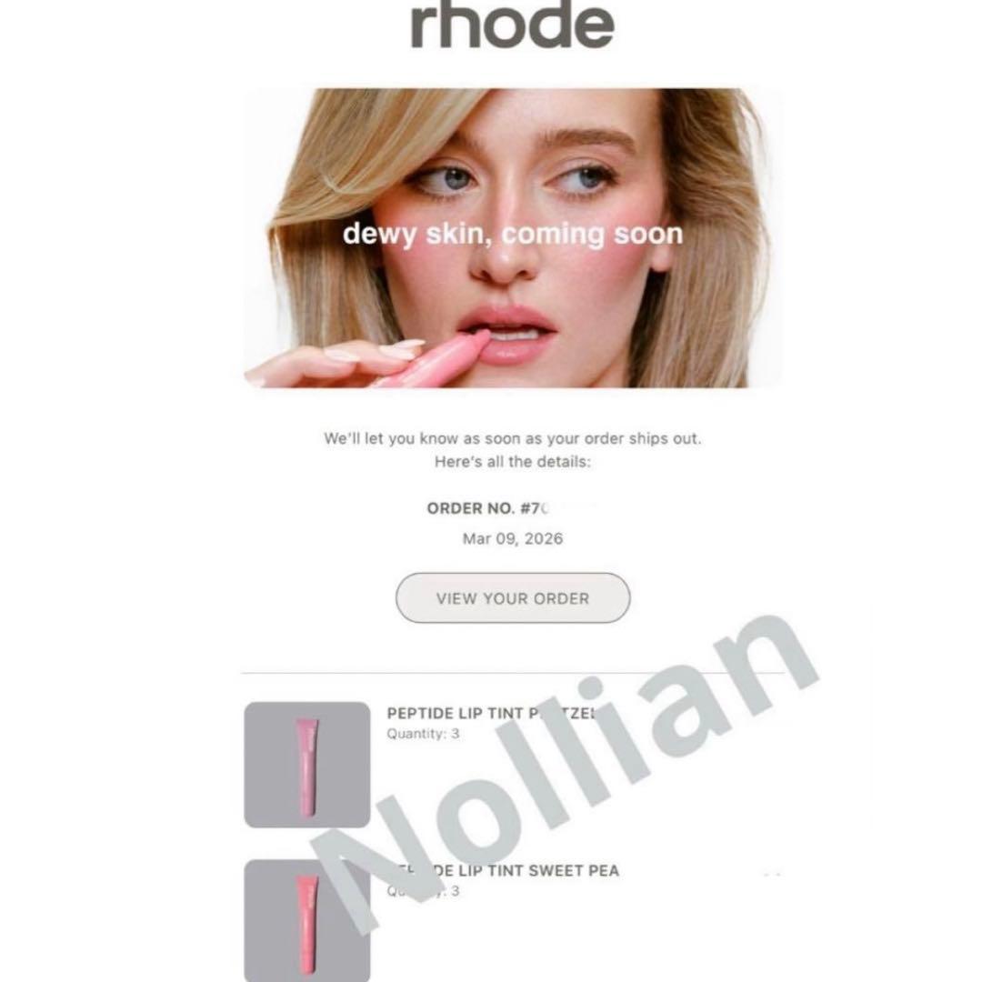 ラスト1点 RHODE SKIN 限定 ペプチド リップ ティントPRETZEL