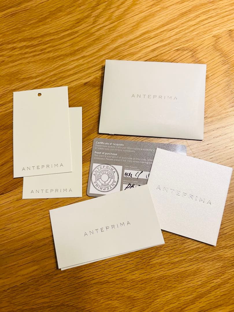 アンテプリマ ルチェンテ ラージ シルバーオレンジ 海外限定