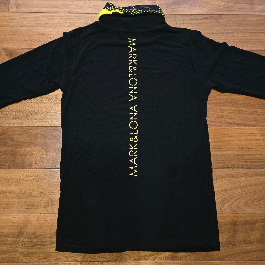 MARK&LONA マークアンドロナ 長袖インナー 黒×イエロー 46 美品
