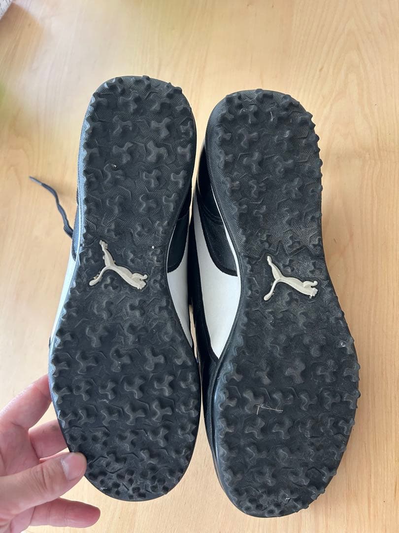 PUMA KING ターフシューズ 26.5cm ブラック×ホワイト