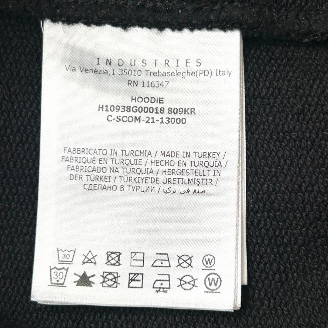 【美品】MONCLER モンクレール　パーカー　ユニセックス　黒　認証タグ有り