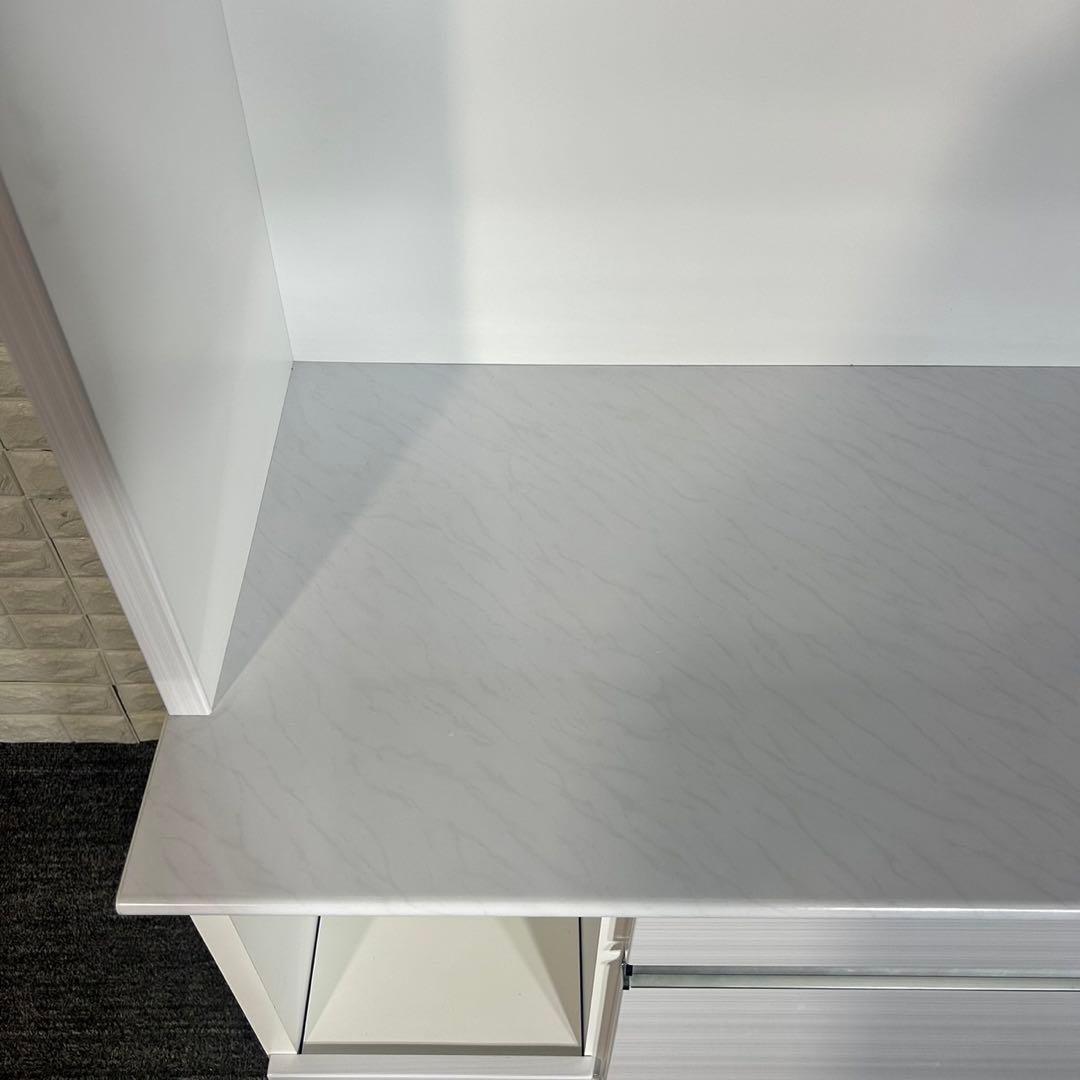 浅川木工 カップボード キッチンボード キッチン収納棚 幅90cm B058