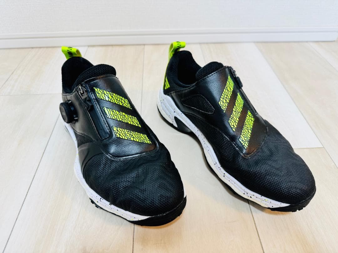 ★美品★adidas コードカオス25ボア ブラック ゴルフ アディダス