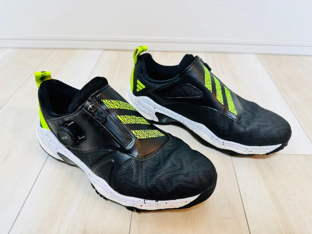 ★美品★adidas コードカオス25ボア ブラック ゴルフ アディダス