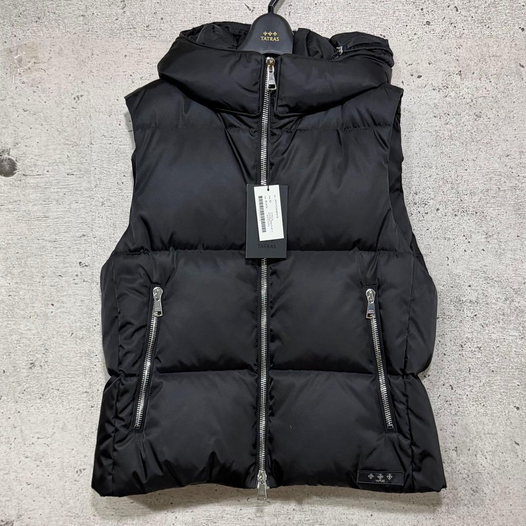 新品　TATRAS タトラス　ダウンベスト　ブラック　メンズ　MELKO 黒