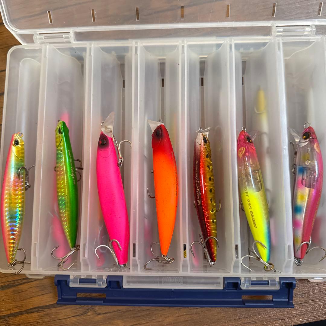 ルアー１４個セット　サーフフィッシング フラットフィッシュ　シーバス