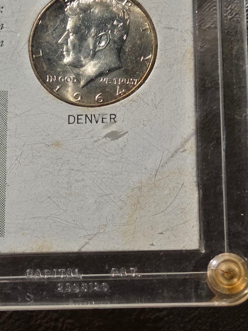 (セット)アメリカ合衆国　ケネディ大統領　ハーフダラー銀貨 1964