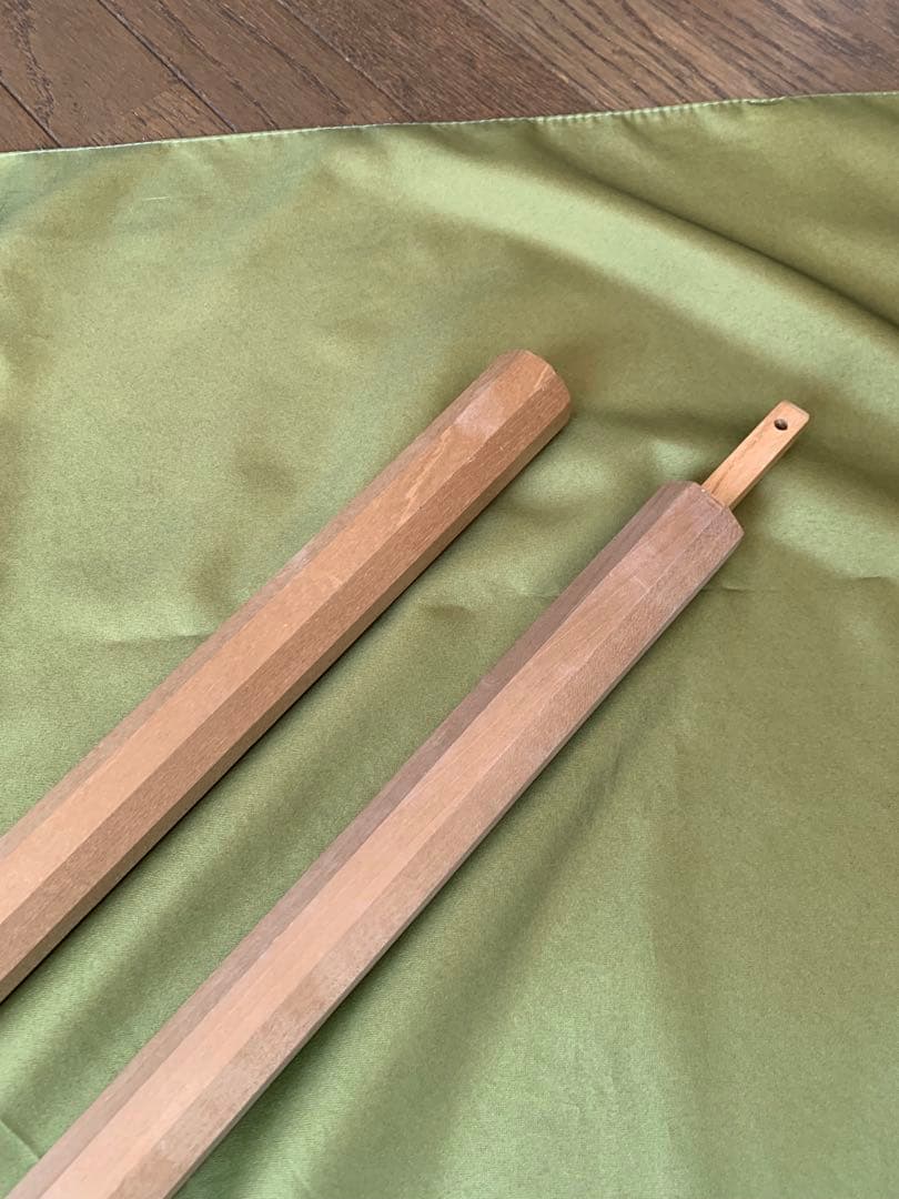 【舞台小道具】日本舞踊 勧進帳 弁慶の棒（六尺棒）＆巻物セット【分割式】