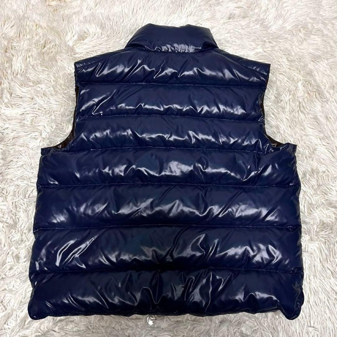 極美品　ジャパン表記有　moncler ダウンベスト　コミックタグ有　ネイビー